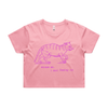 I must feed my cat | vintage design t-shirt - women's crop