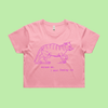 I must feed my cat | vintage design t-shirt - women's crop