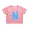 may my dog also attend? | witchy dog lover tee – women's crop