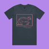 Excuse me, I must feed my cat - petrol blue classic t-shirt with medieval woodcut style illustration of a witches cat - fthis