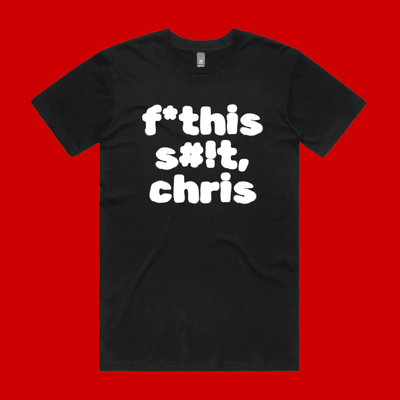 Poli-tees | direct your rage at chris - staple