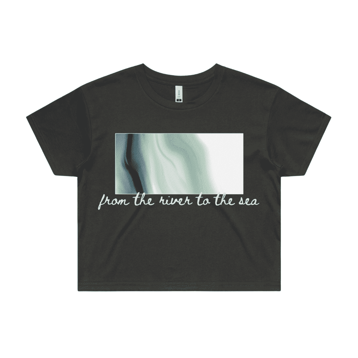 river to sea | protest tee - crop
