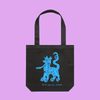may my dog also attend? | witchy dog lover - canvas tote bag