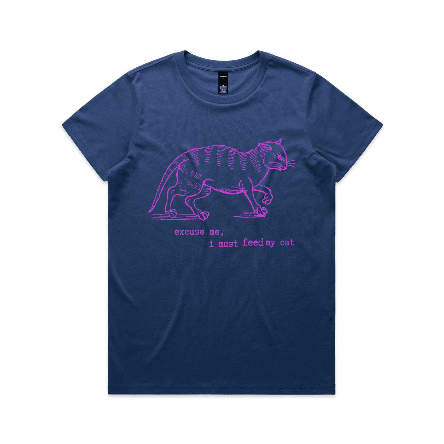 I must feed my cat | vintage design t-shirt - women's regular fit