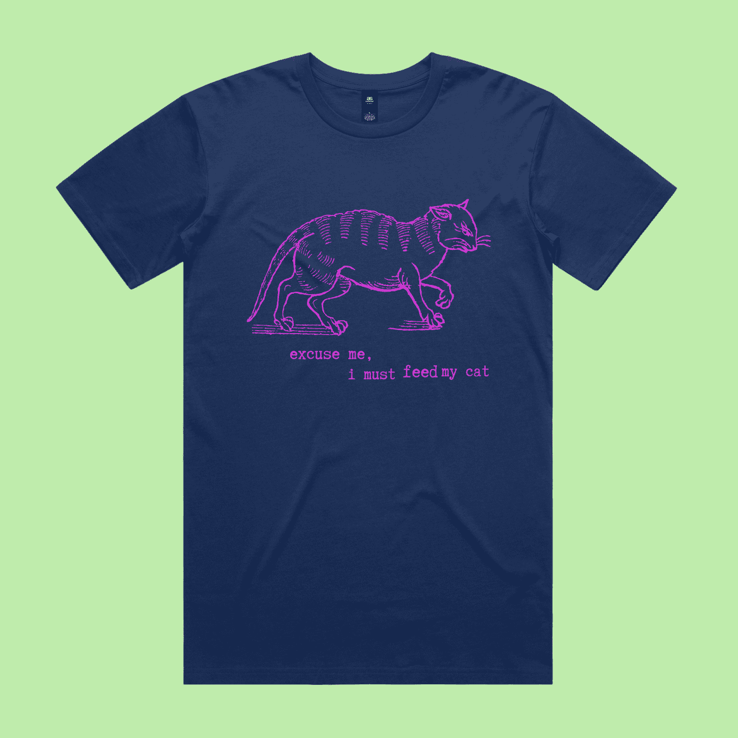 I must feed my cat | vintage design t-shirt - men's regular tee