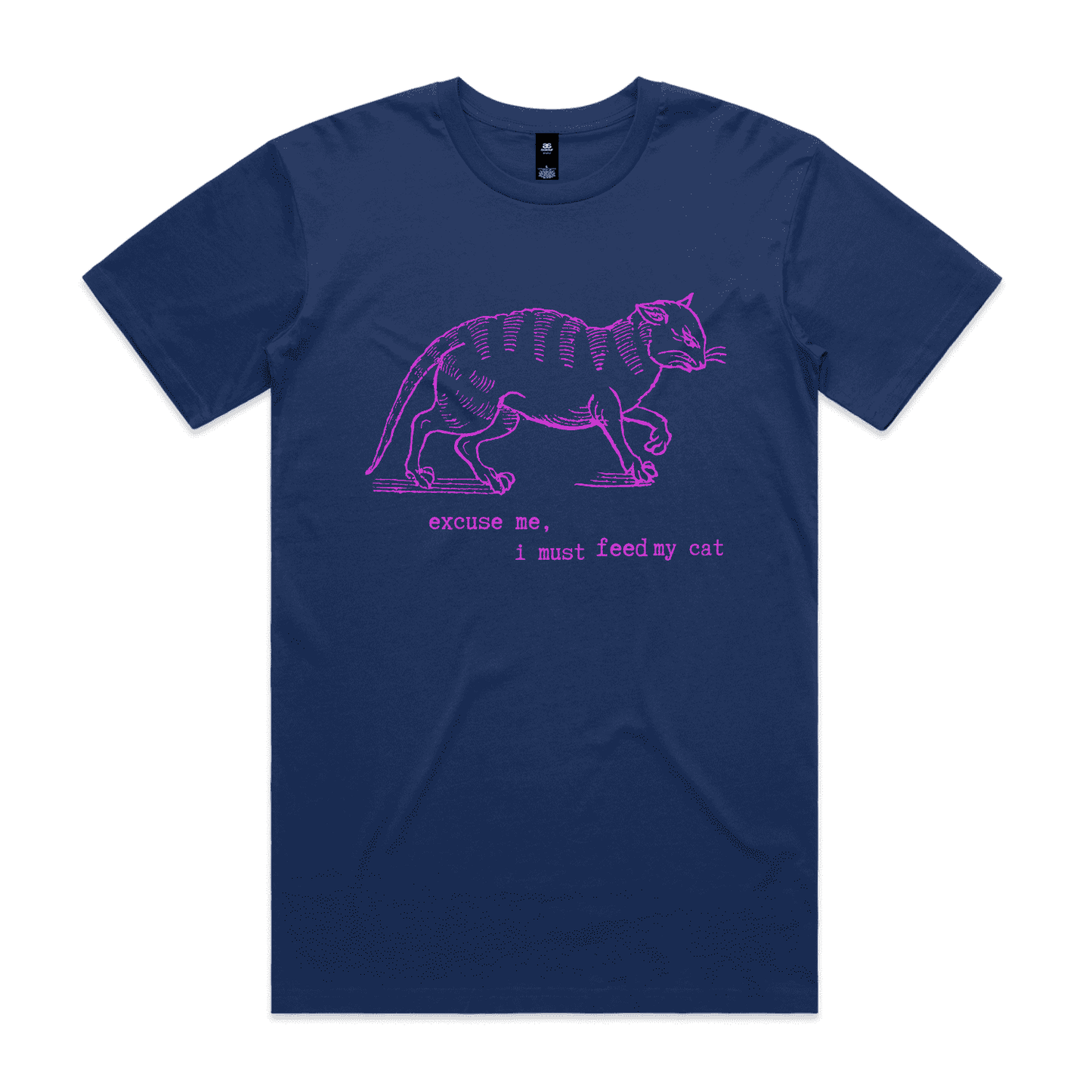 I must feed my cat | vintage design t-shirt - men's regular tee