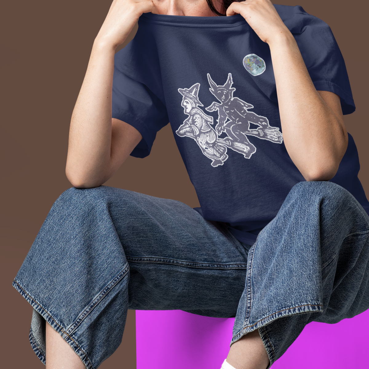 broomstick | witchy feminist t-shirt