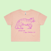 I must feed my cat | vintage tee - crop