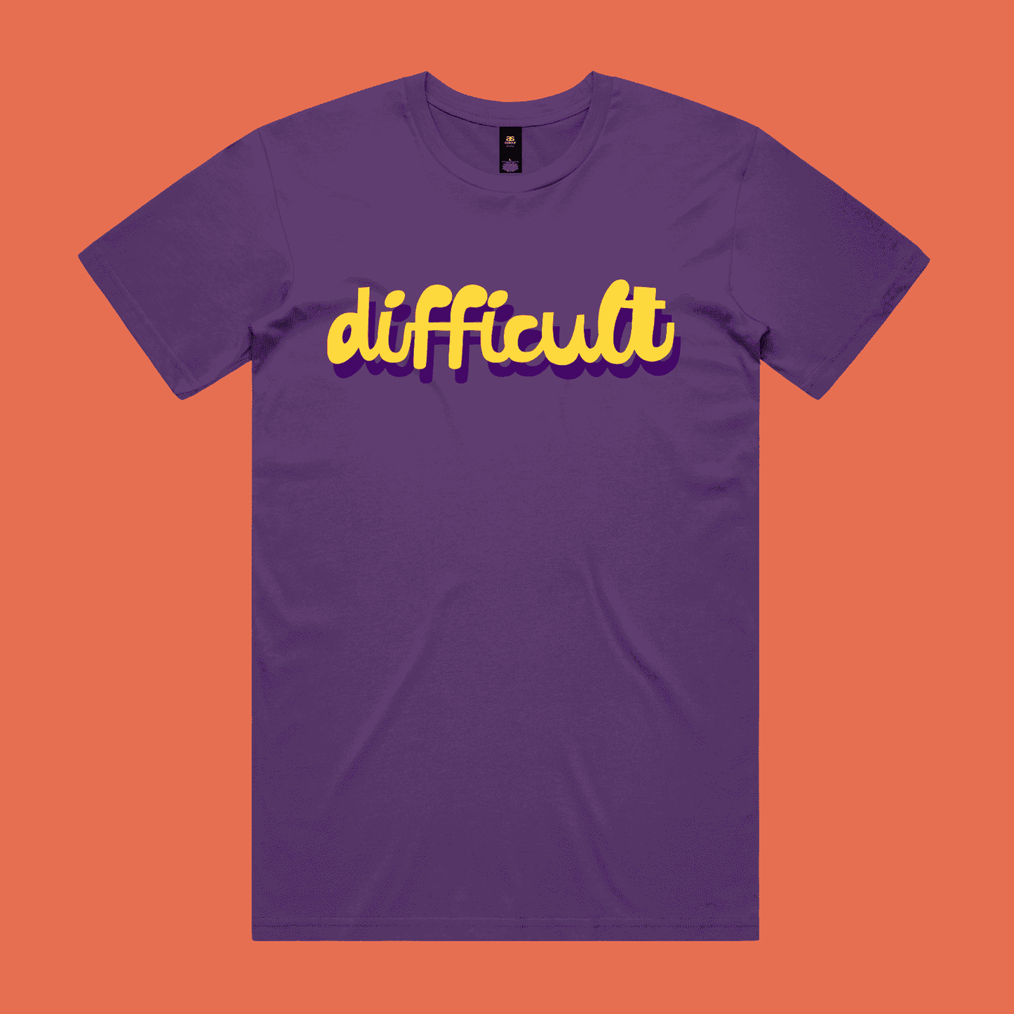 difficult | bold typography tee - feminists speak up - staple