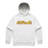 difficult | bold typography hoodie - feminists speak up