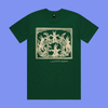 I have another engagement - emerald classic t-shirt with medieval woodcut illustration showing witches dancing in a circle le