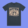 I have another engagement - petrol blue classic t-shirt with medieval woodcut illustration showing witches dancing in a circl