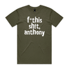 Direct your rage at anthony political t-shirt in army — fthis