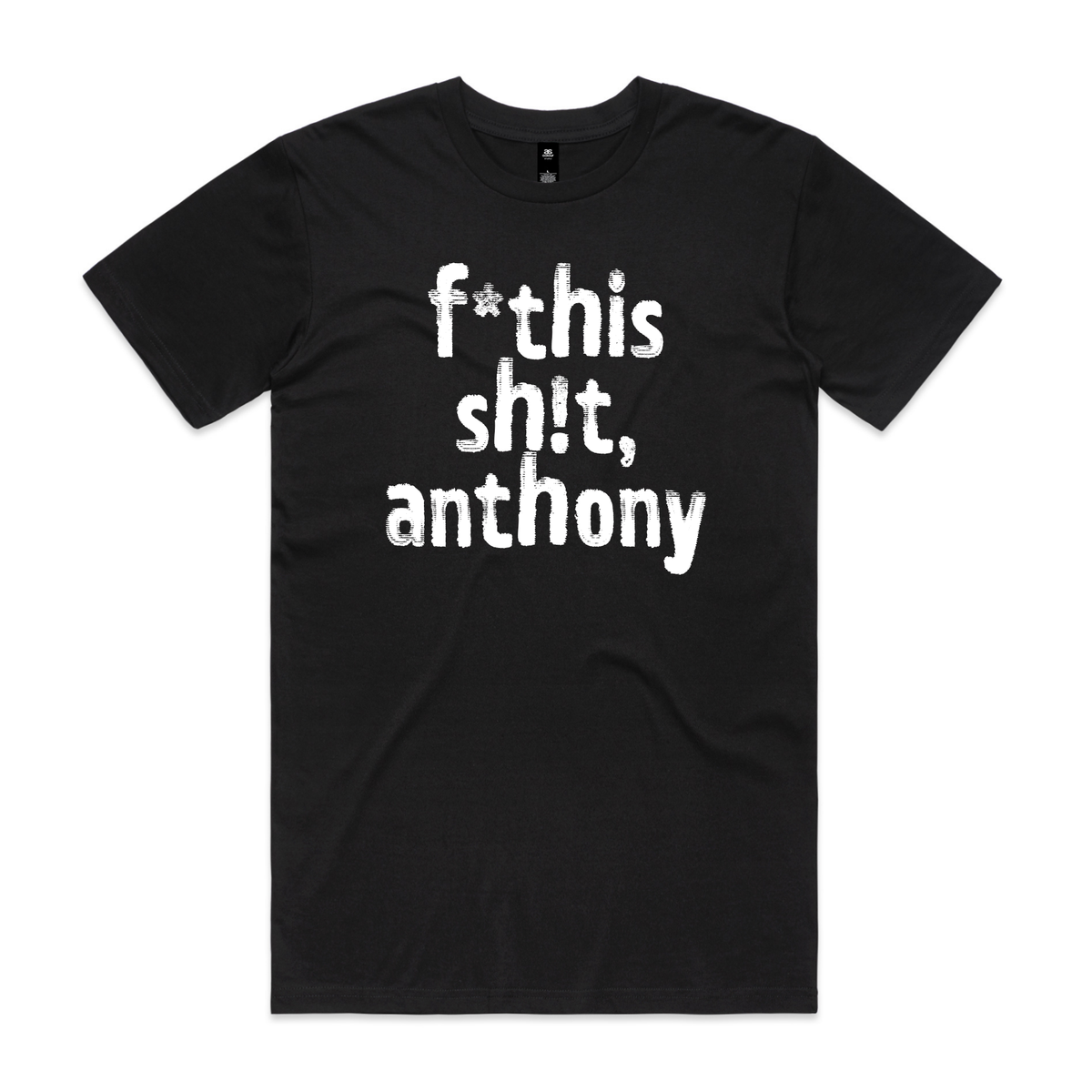 Direct your rage at anthony political t-shirt in black — fthis