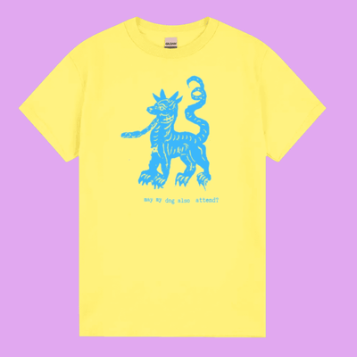 may my dog also attend? | witchy dog lover tee – Gildan