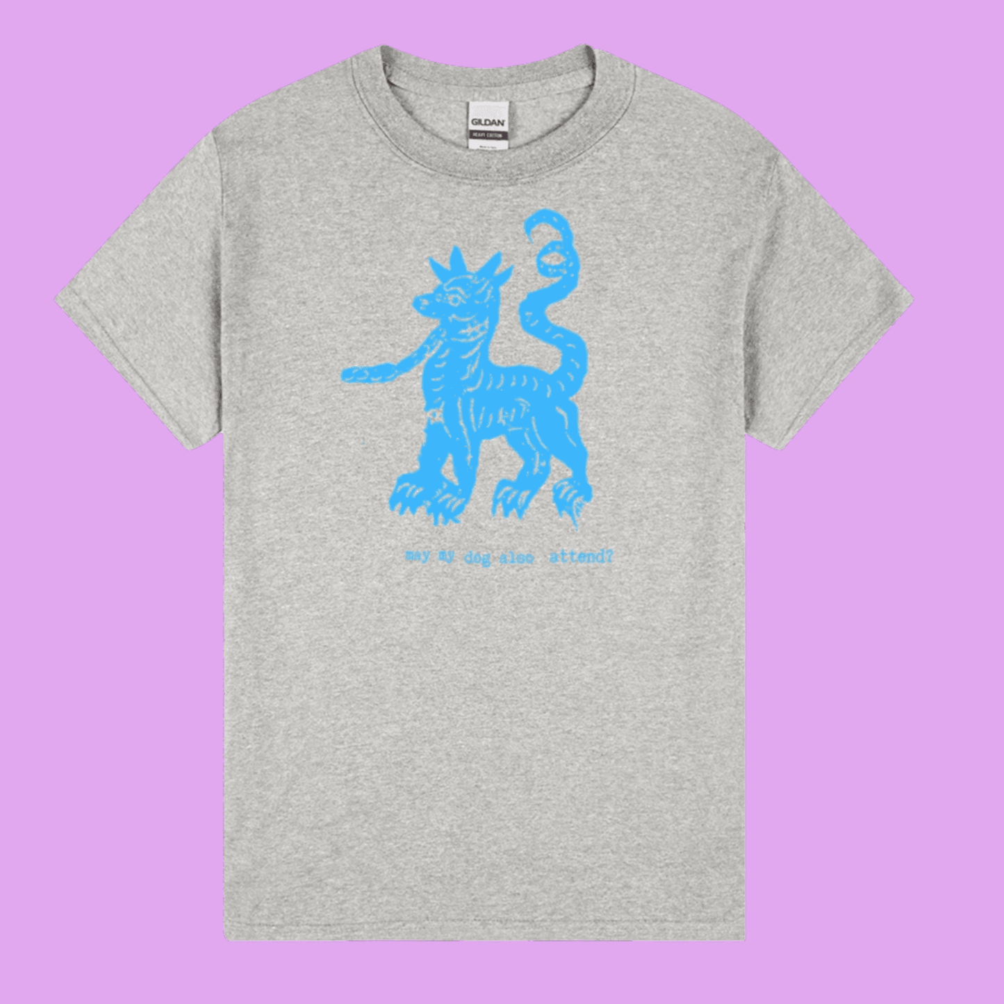 may my dog also attend? | witchy dog lover tee – Gildan