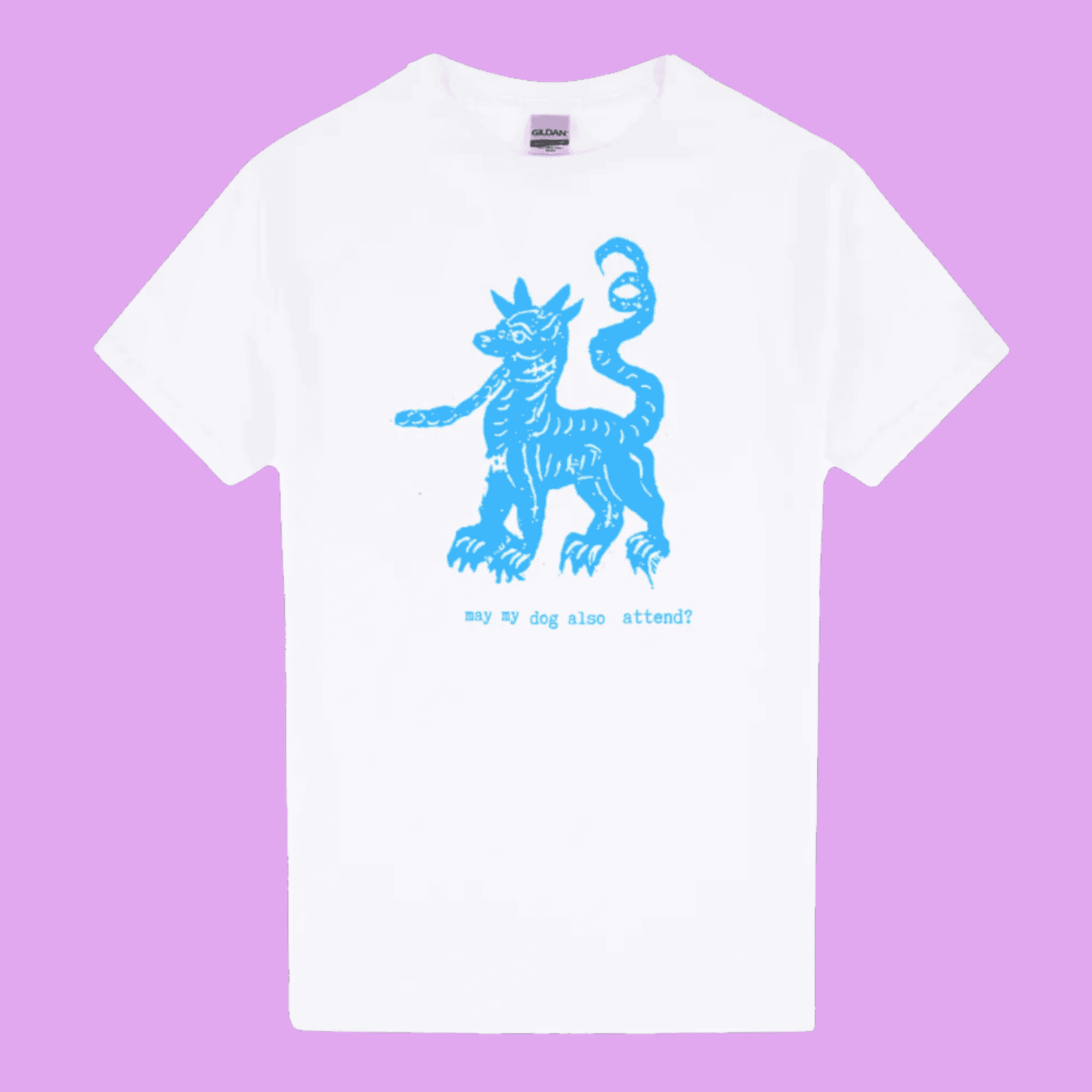 may my dog also attend? | witchy dog lover tee – Gildan