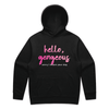 "Hello gorgeous! I meant your dog" - men's hoodie in black - fthis