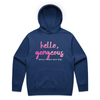 "Hello gorgeous! I meant your dog" - unisex hoodie in cobalt - fthis