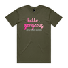 hello, gorgeous — sorry, I meant your dog tee