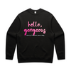 hello, gorgeous — sorry, I meant your dog sweatshirt & hoodie