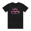 hello, gorgeous — sorry, I meant your dog tee