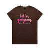 hello, gorgeous — sorry, I meant your dog tee