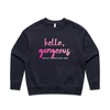 hello, gorgeous — sorry, I meant your dog sweatshirt & hoodie