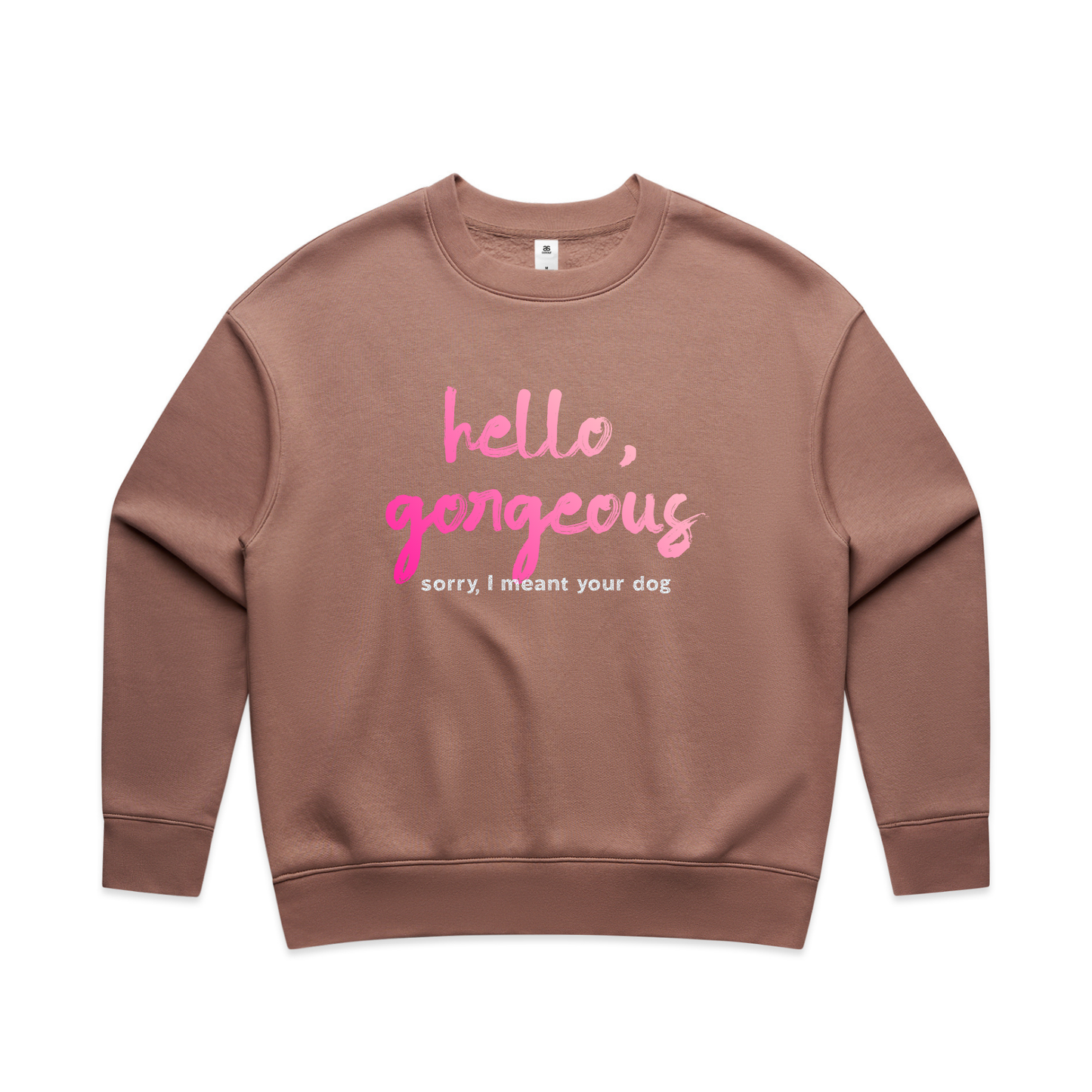 hello, gorgeous — sorry, I meant your dog sweatshirt & hoodie