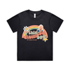 Dismissal 50th anniversary t-shirt NSFW- Gough Whitlam - women's boxy t-shirt - black- fthis