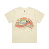 Dismissal 50th anniversary t-shirt NSFW- Gough Whitlam - women's boxy t-shirt - butter - fthis