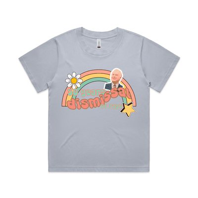 Dismissal 50th anniversary t-shirt - Gough Whitlam - women's boxy t-shirt - powder - fthis