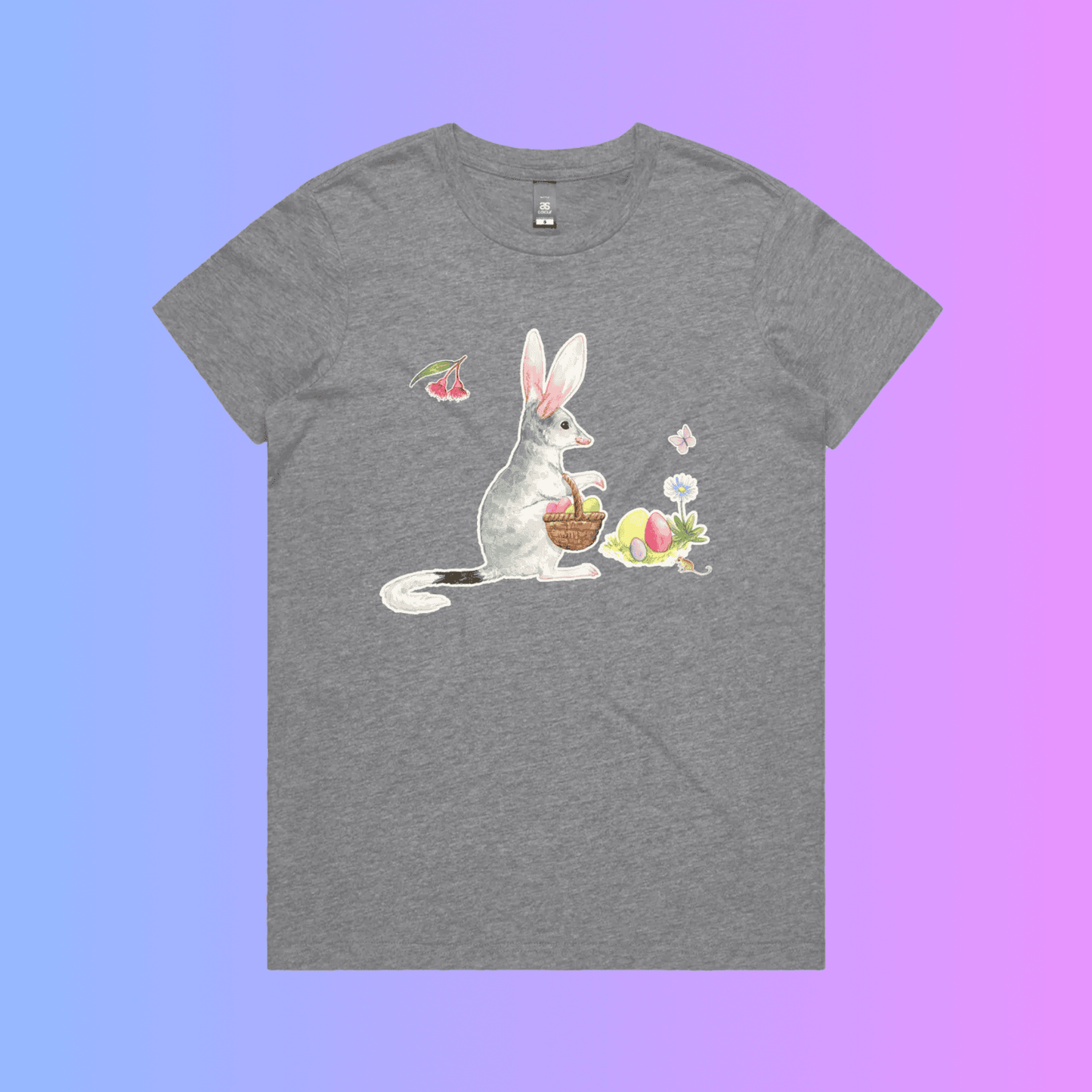 easter bilby - adult maple tee - extra colours SPECIAL ORDER closes 26 MARCH