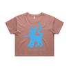 may my dog also attend? | witchy dog lover tee – women's crop