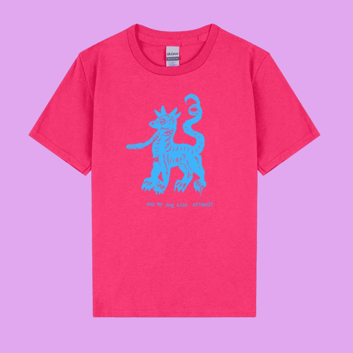 may my dog also attend? | witchy dog lover tee – kids gildan
