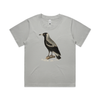 Magpie side-eye boxy drop-shoulder t-shirt in storm — fthis