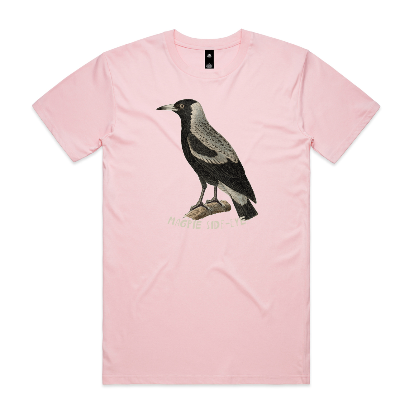 Magpie side-eye t-shirt in pink — fthis