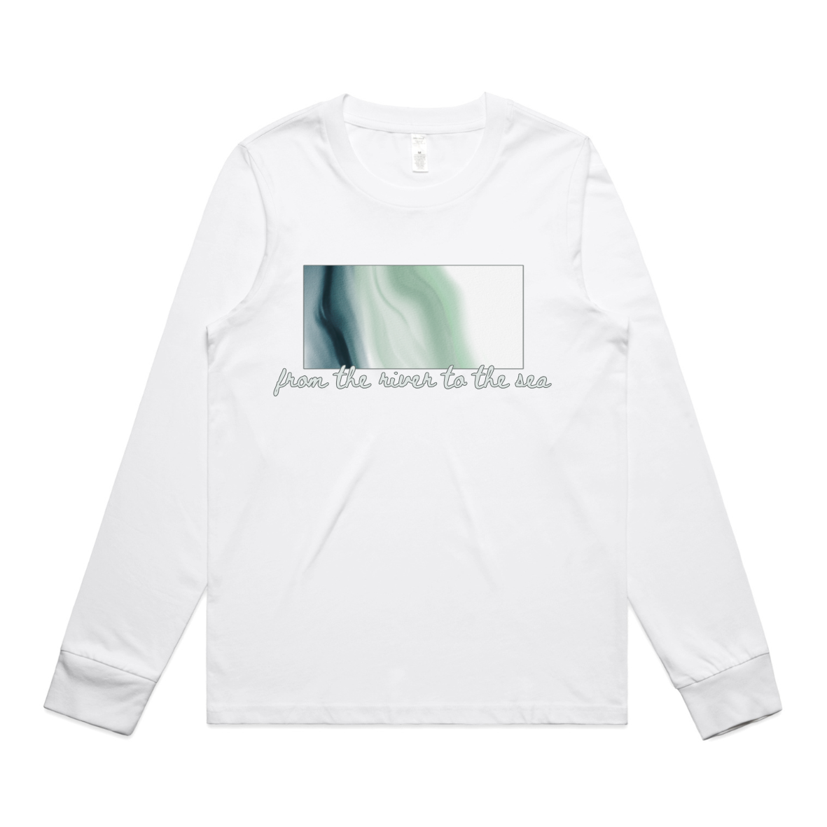 river to sea | protest tee - maple