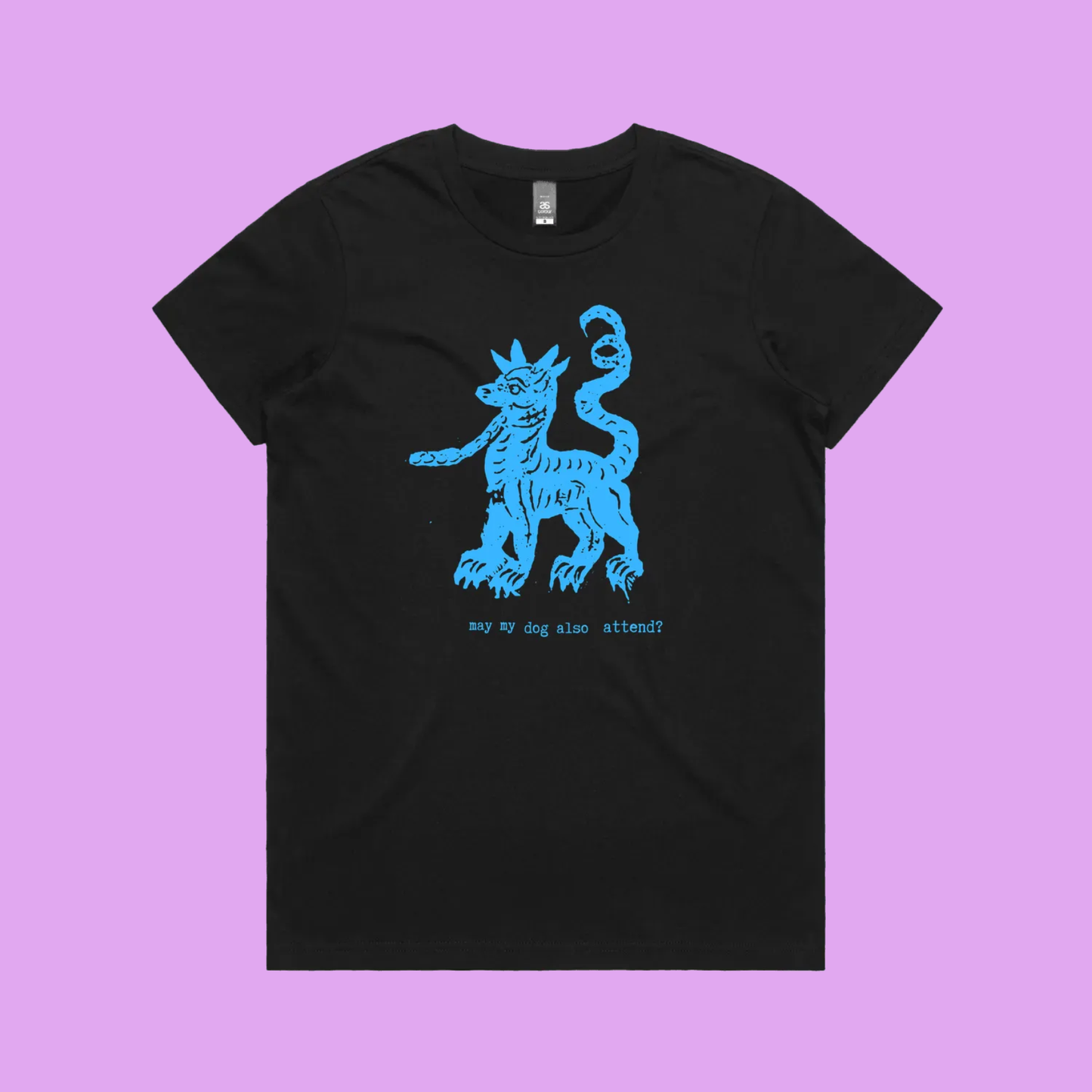 may my dog also attend? | witchy dog lover tee – maple