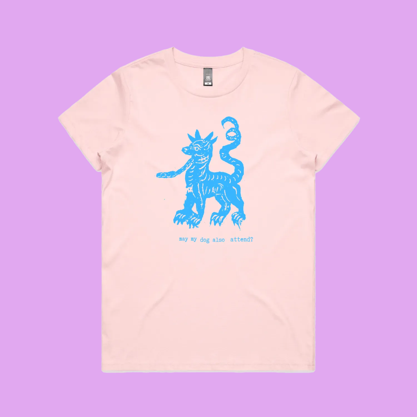 may my dog also attend? | witchy dog lover tee – maple