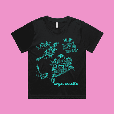 ungovernable | feminist graphic tee - martina