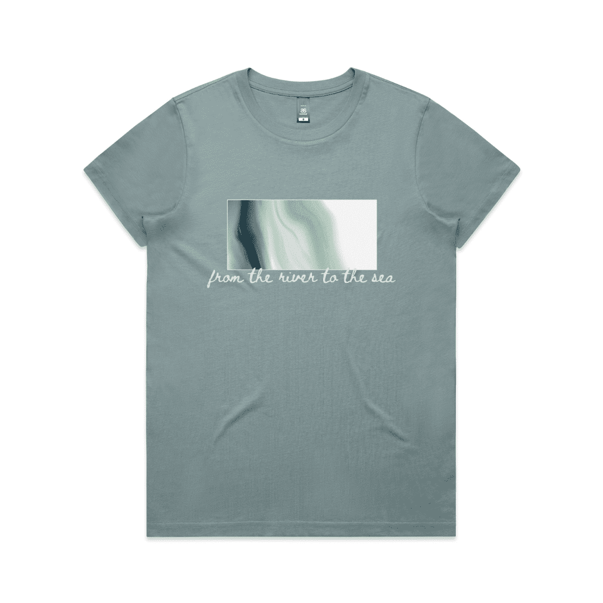 river to sea | protest tee - maple