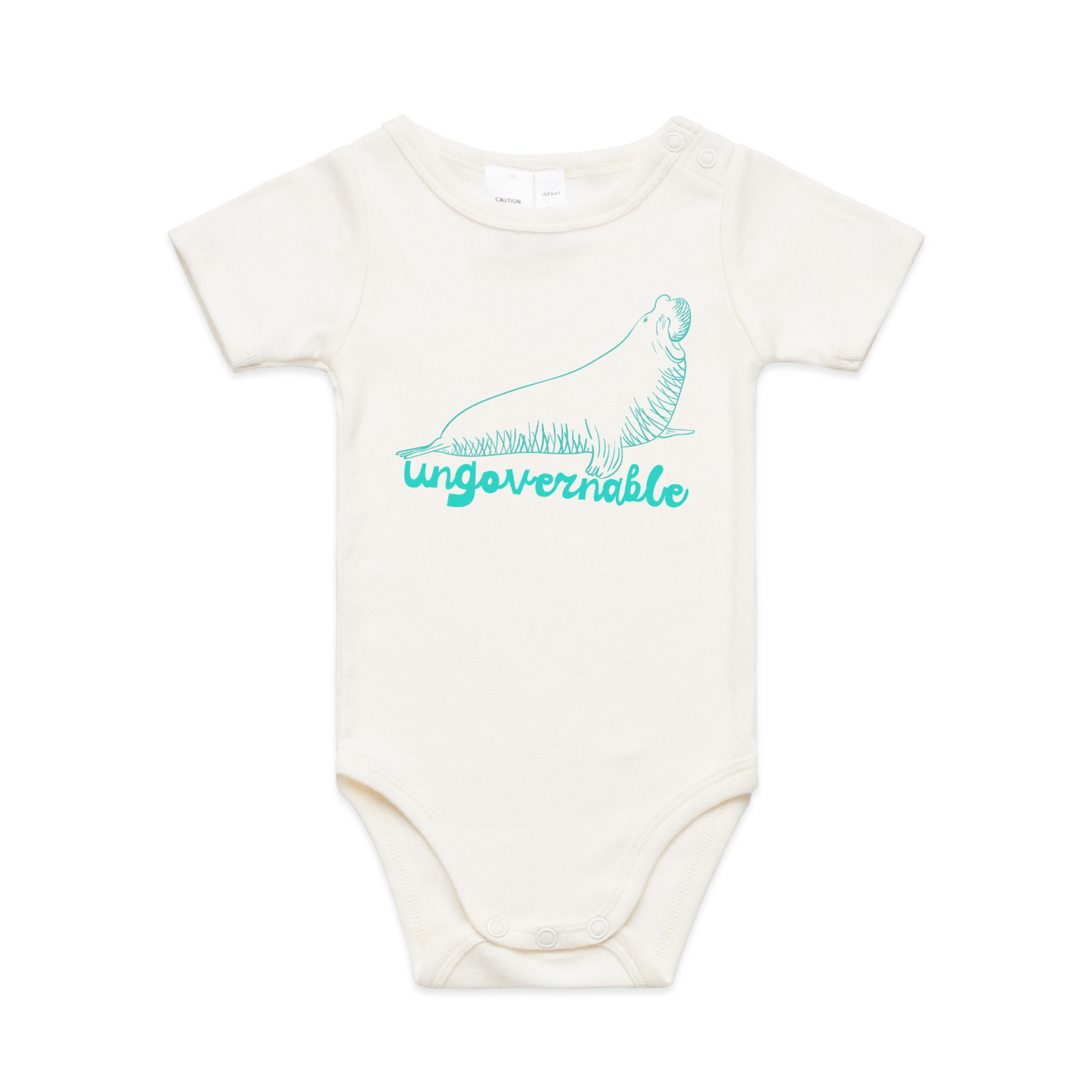 neil the seal for kids - ungovernable - mini graphic t-shirt
