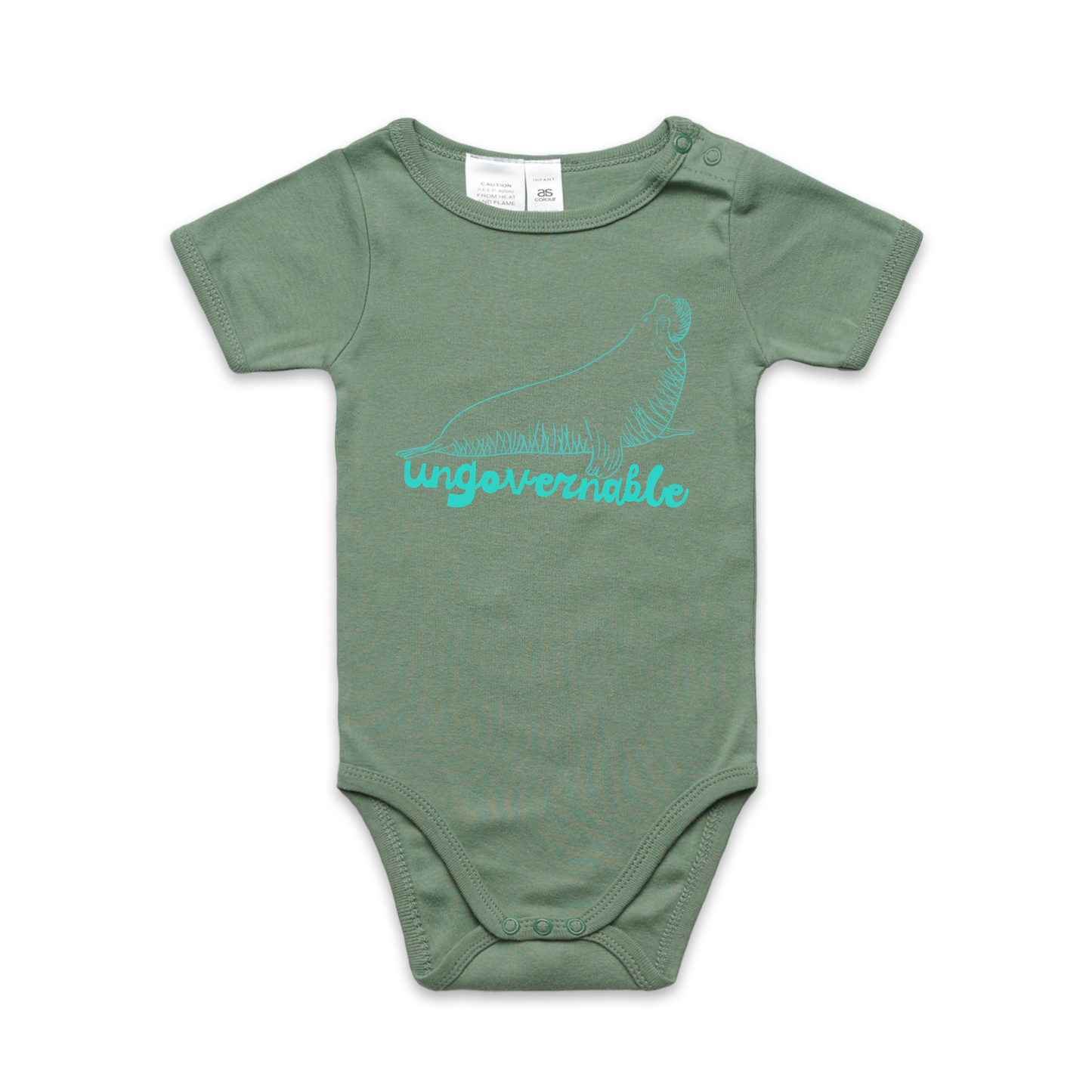 neil the seal for kids - ungovernable - mini graphic t-shirt