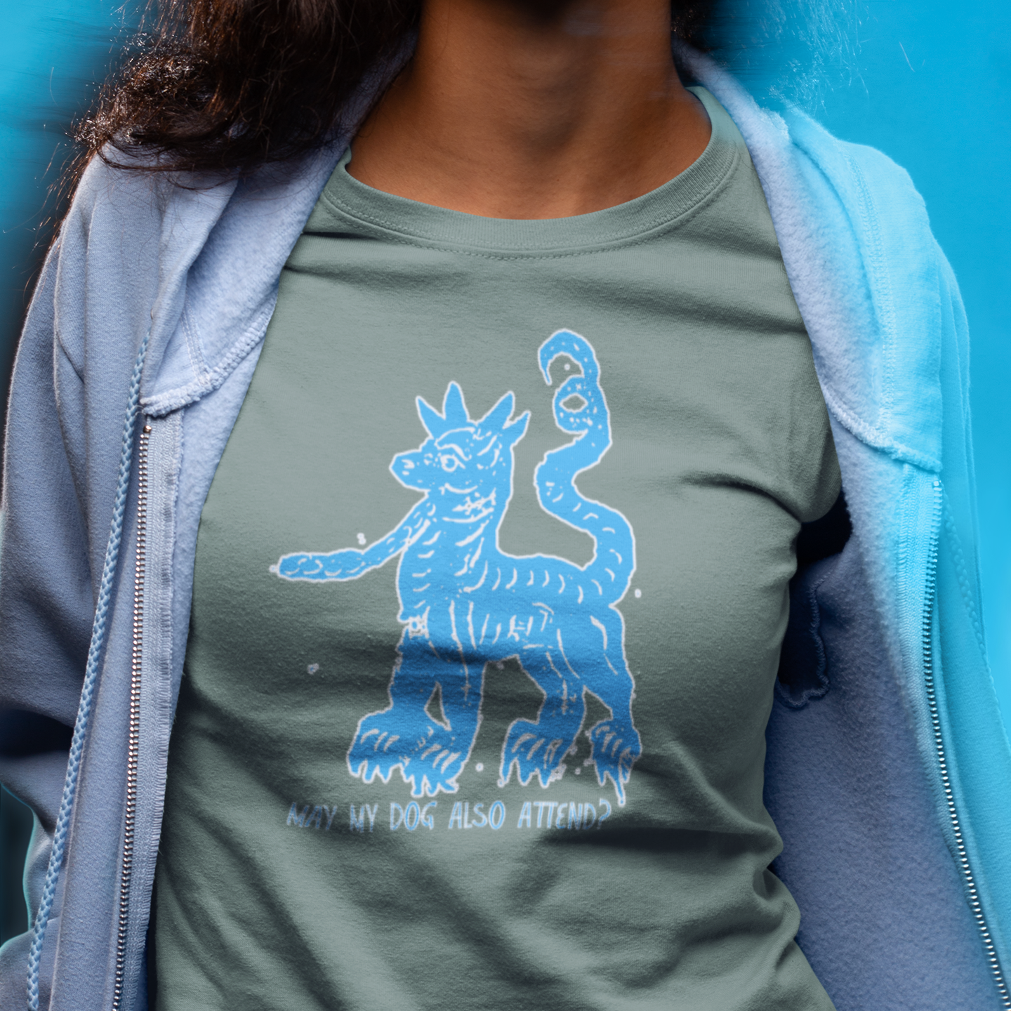may my dog also attend? | witchy dog lover tee