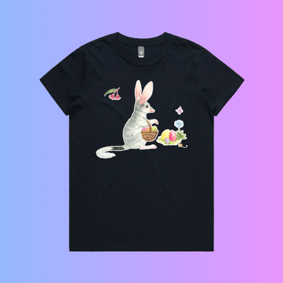 easter bilby - adult maple tee