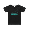 "neil the seal" infant t-shirt - black - fthis