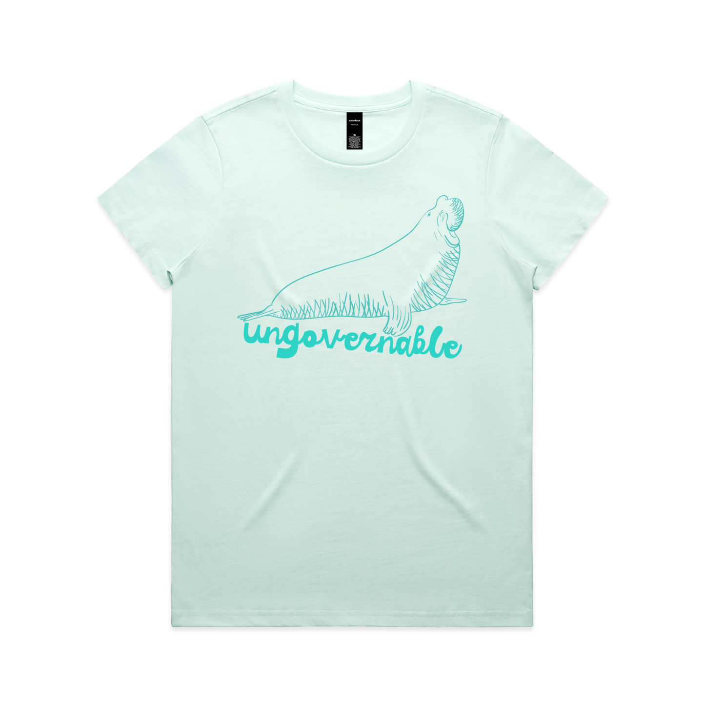 ungovernable - neil the seal graphic t-shirt