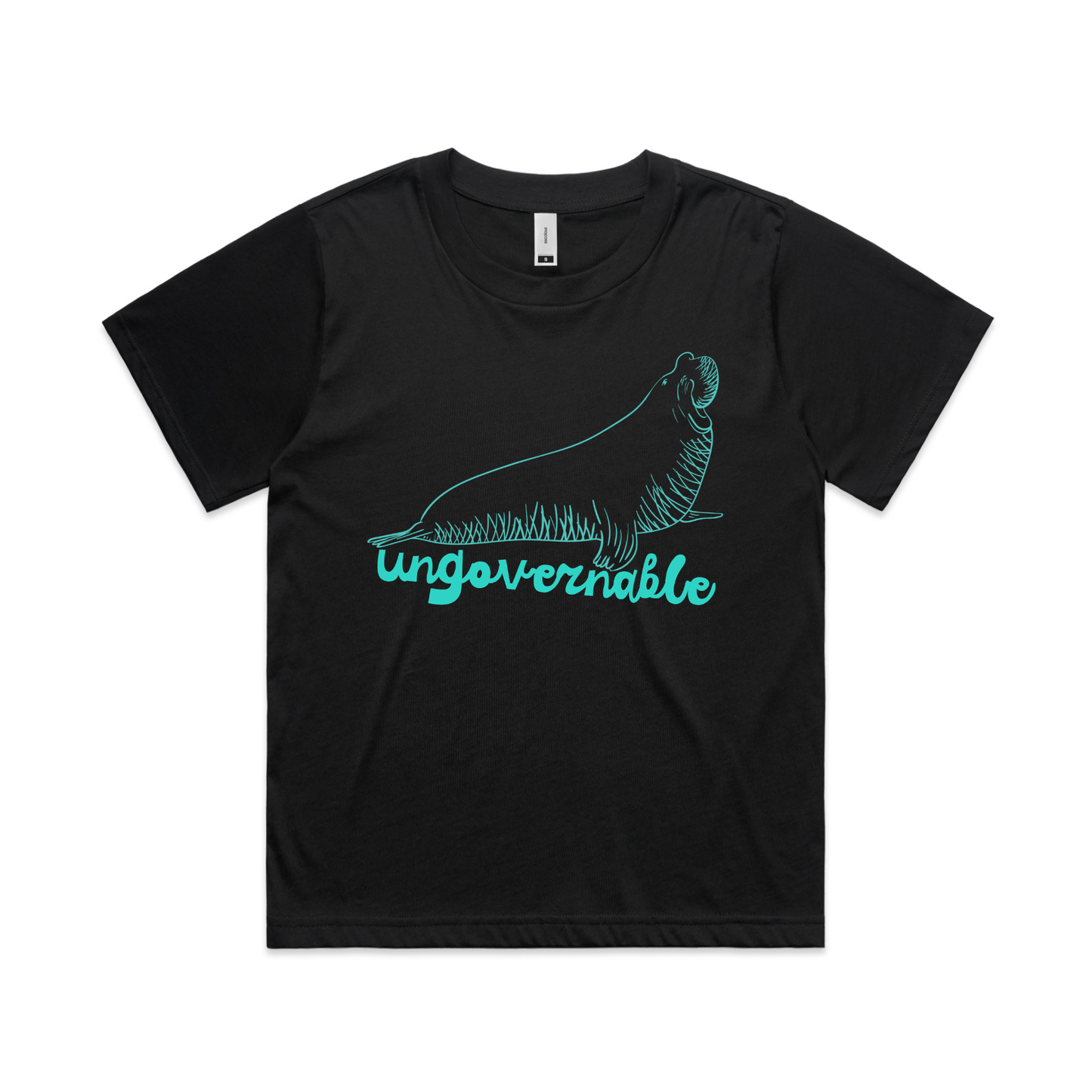 ungovernable - neil the seal graphic t-shirt