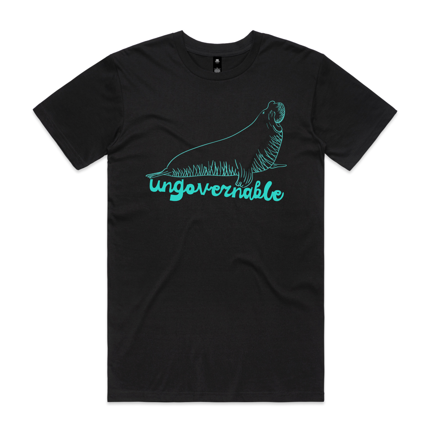 ungovernable - neil the seal graphic t-shirt
